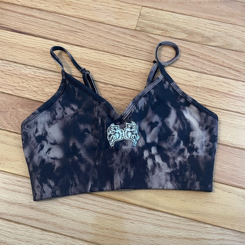 Darc Sport Black Tie-Dye Sports Bra